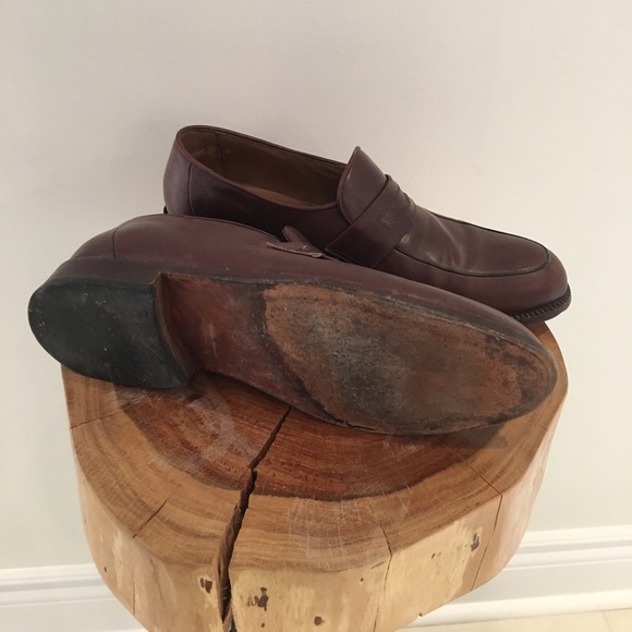 Oggi Brown Leather Dress Shoes / Loafers - Picture 3 of 4